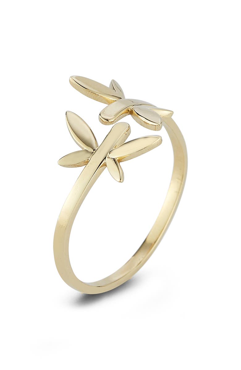 Ember Fine Jewelry 14K Gold Dragonfly Ring, Alternate, color, Gold