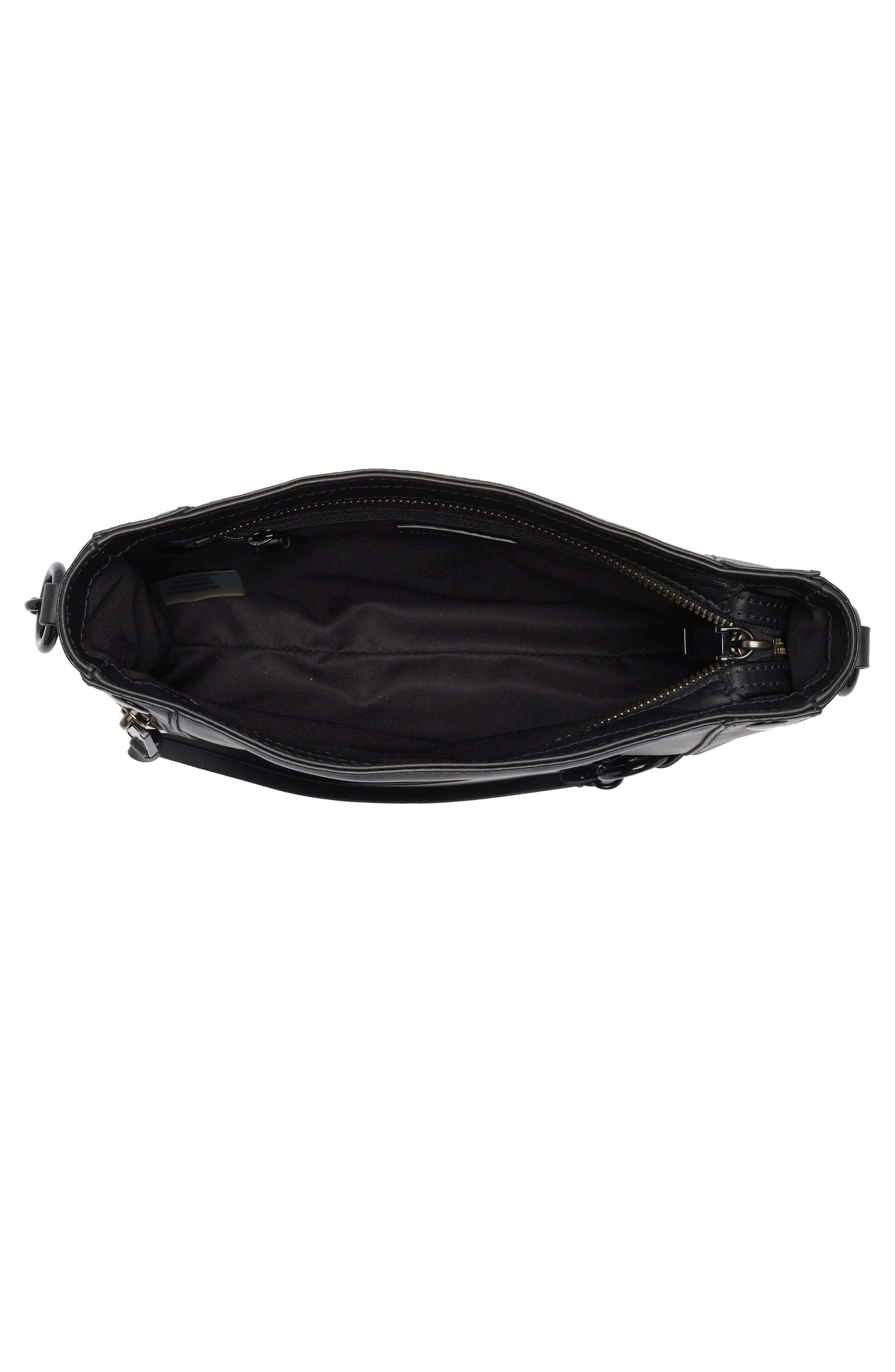 Rebecca Minkoff Mini Mab Leather Crossbody Bag, Alternate, color, 