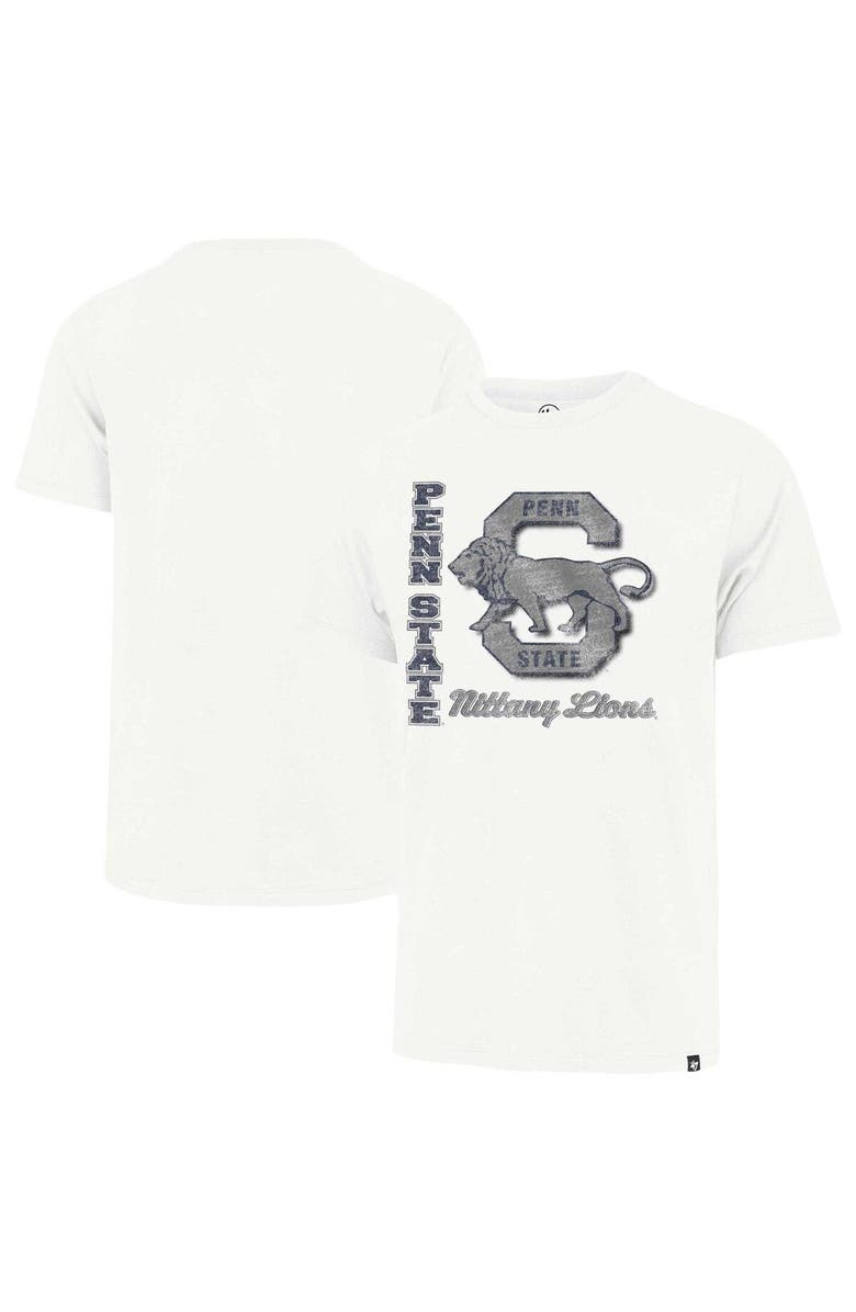 '47 Men's '47 Cream Penn State Nittany Lions Phase Out Throwback Franklin T-Shirt, Main, color,