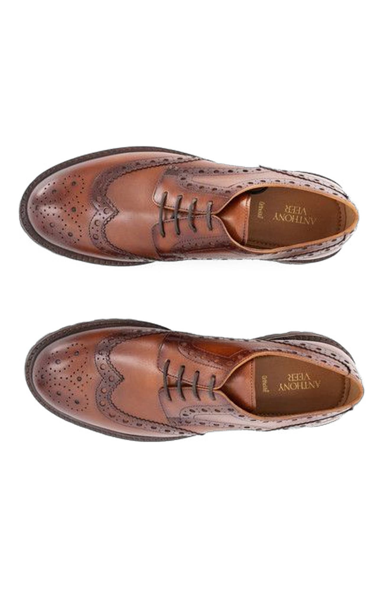 Prescott Wingtip Derby, Alternate, color, Tan Leather