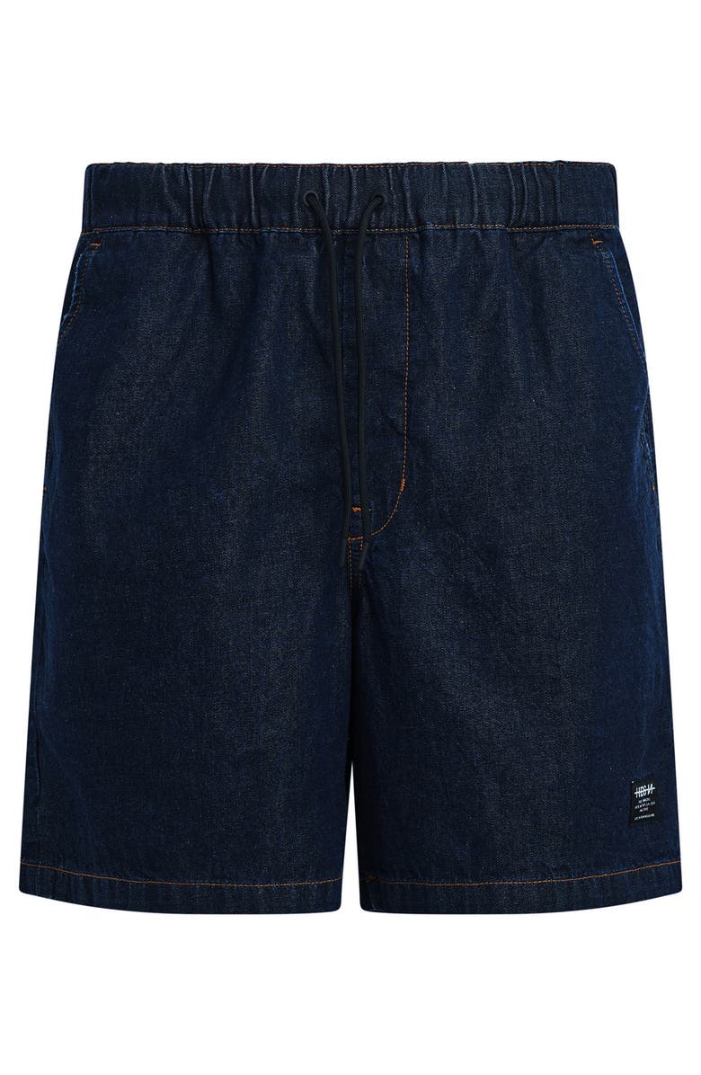 Hudson Jeans Drawstring Waist Denim Shorts, Alternate, color,