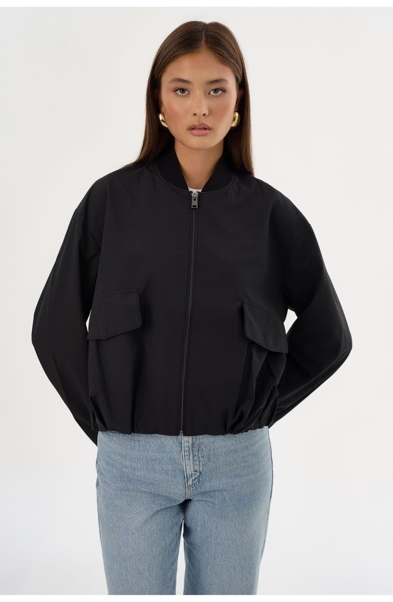 LAMARQUE IRIANA | Bomber Jacket, Alternate, color, Black