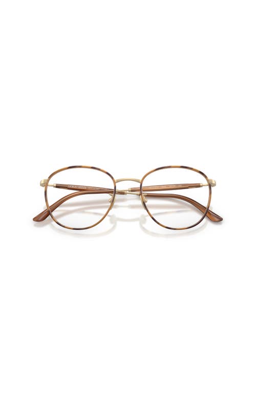 Giorgio Armani 50mm Phantos Optical Glasses In Brown