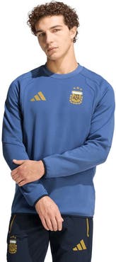adidas Men's adidas  Blue Argentina National Team FIFA x World Cup Tiro Travel Sweatshirt