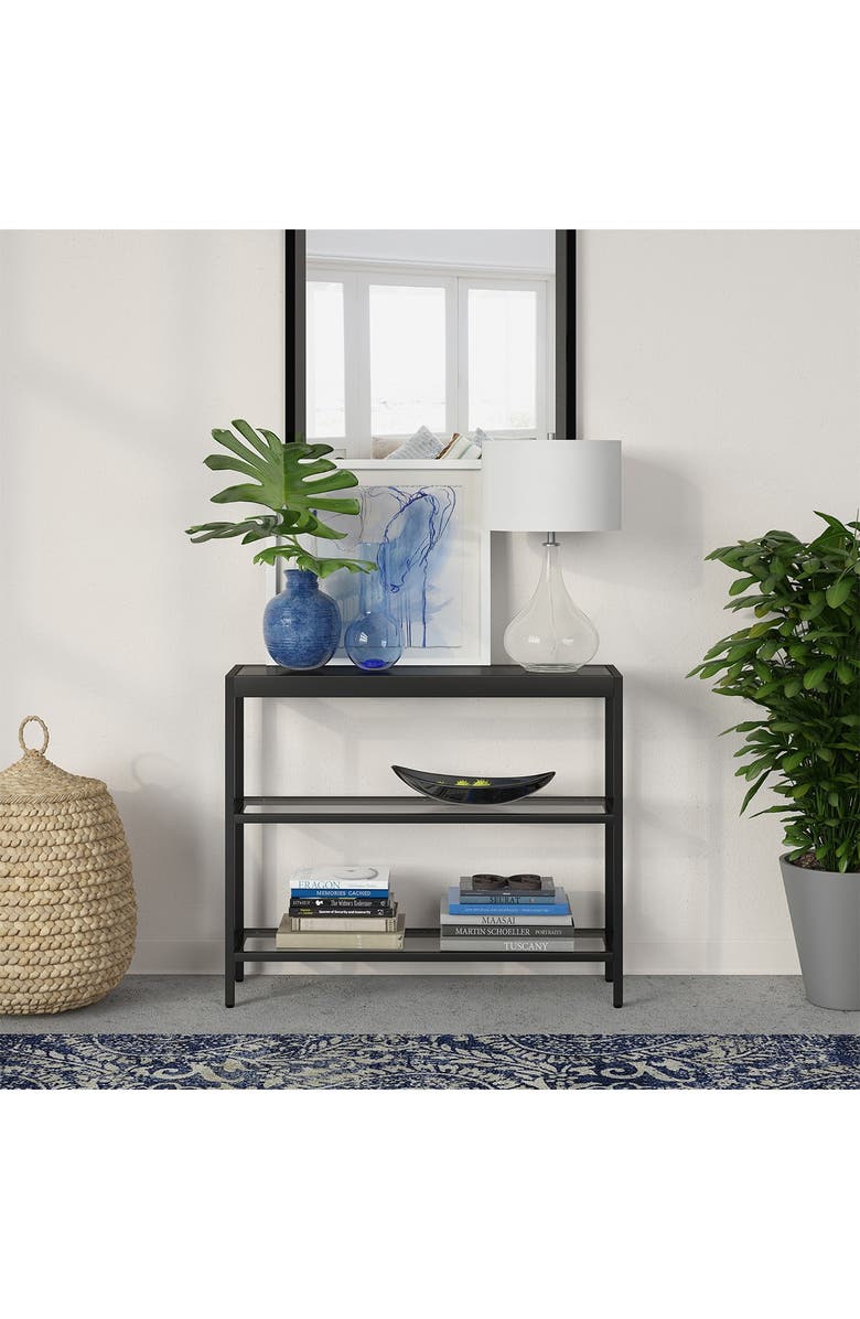 ADDISON AND LANE Alexis 36" Blackened Bronze Console Table, Alternate, color, 