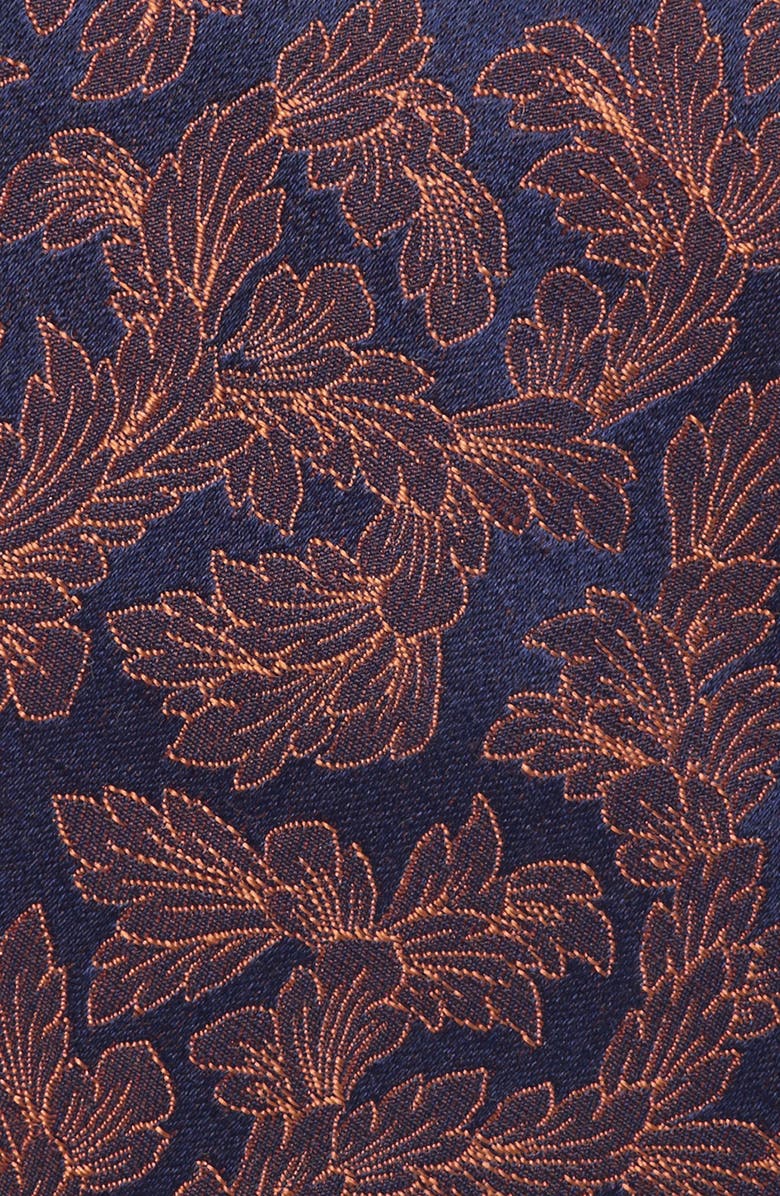 Nordstrom Richin Botanical Silk Tie, Alternate, color, Cognac