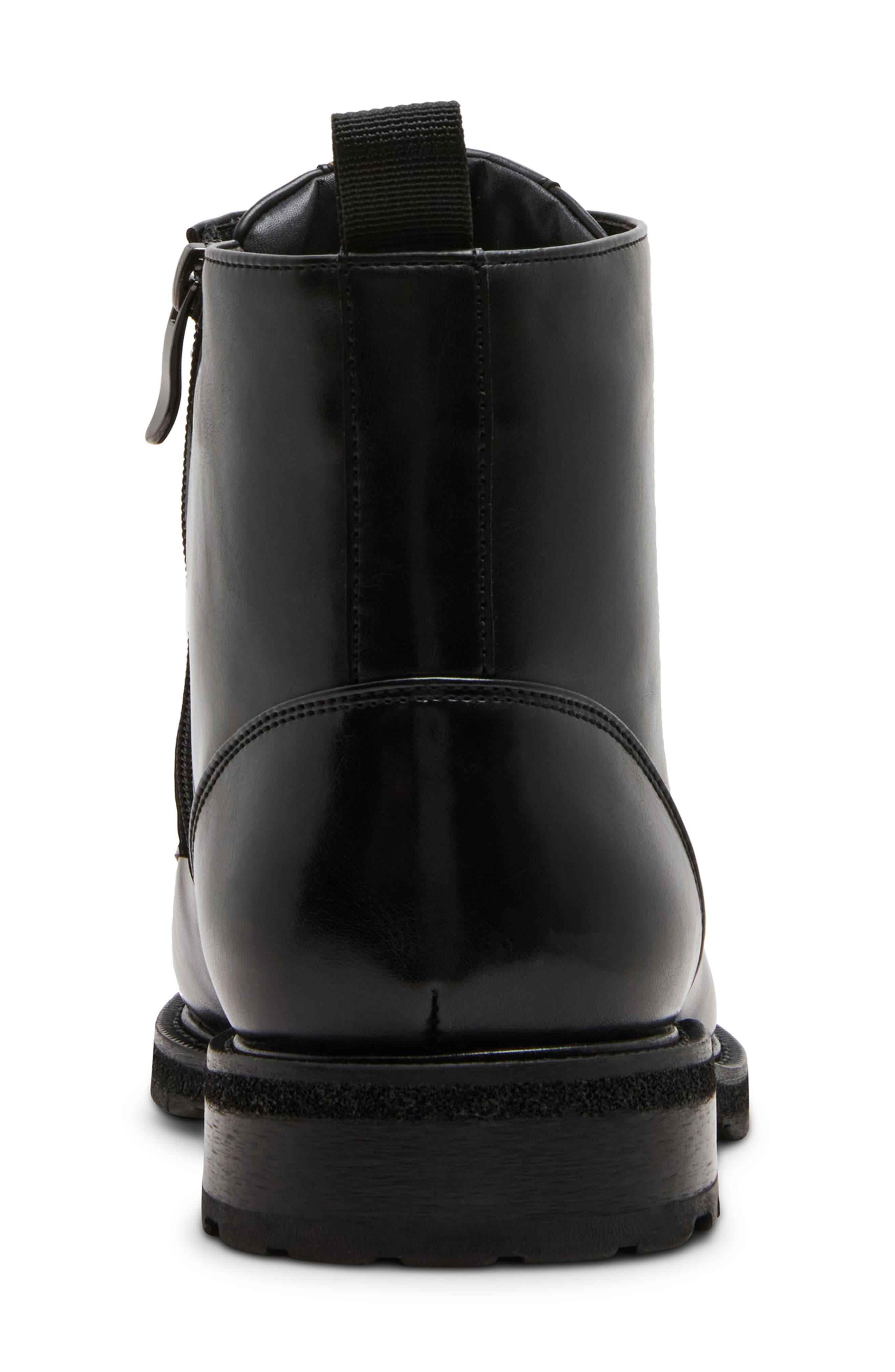 MADDEN Bronnie Combat Boot, Alternate, color, Black Leather