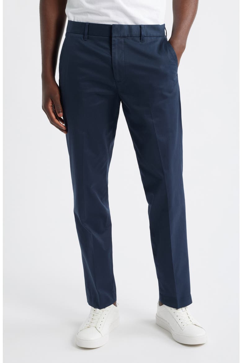 Stretch Weekday Warrior Slim Fit Dress Pants, Main, color, MONDAY BLUES