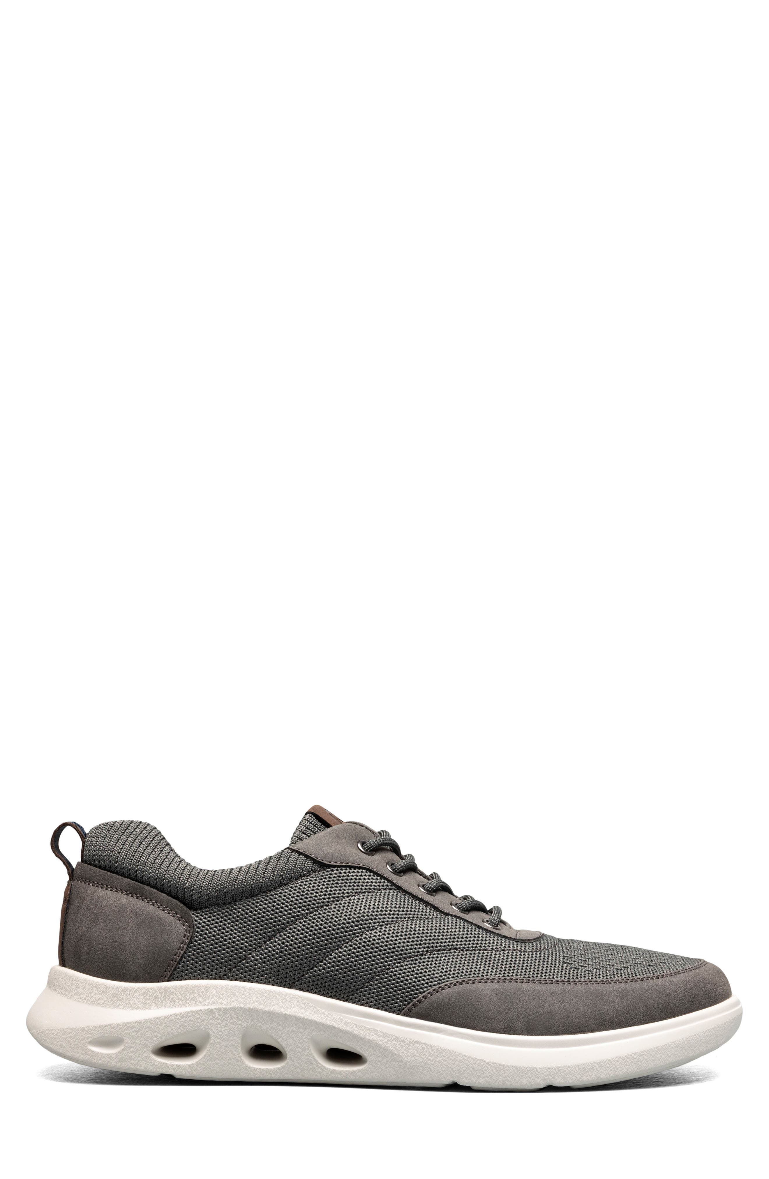 Ponte Knit Moc Toe Sneaker - Wide Width Available, Alternate, color, GRAY MULTI