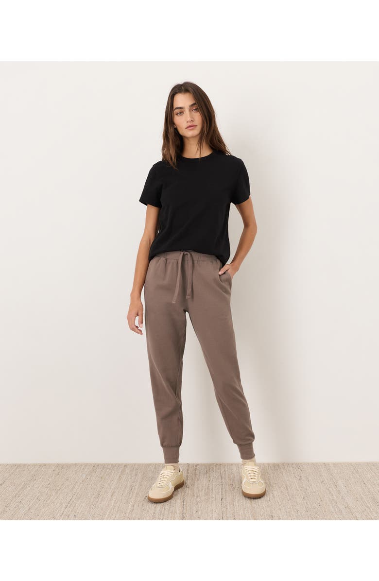 Pact Organic Cotton Soft-Slub Essential Crewneck Tee, Alternate, color, Black