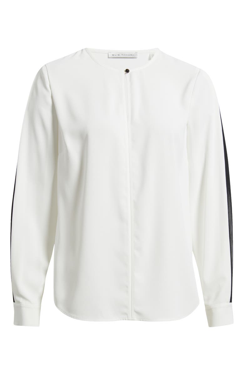Elie Tahari The Ellis Contrast Top, Alternate, color,