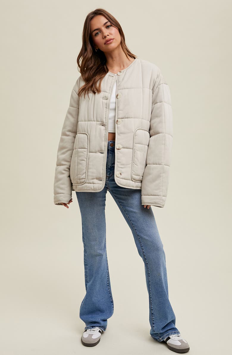 WISHLIST Oversize Quilted Jacket, Alternate, color,