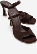 Forever & Always Shoes Urael Leather Stiletto Strap Sandal