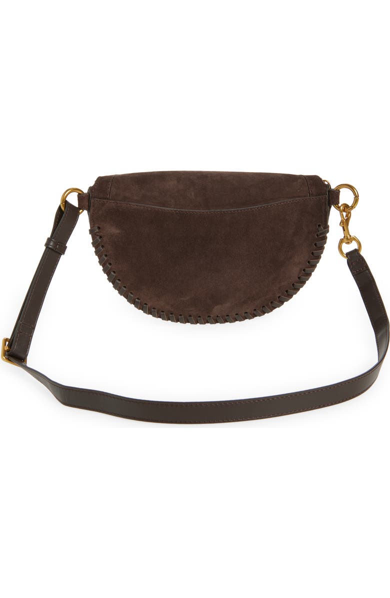 Isabel Marant Skano Suede Crossbody Bag, Alternate, color, Coffee