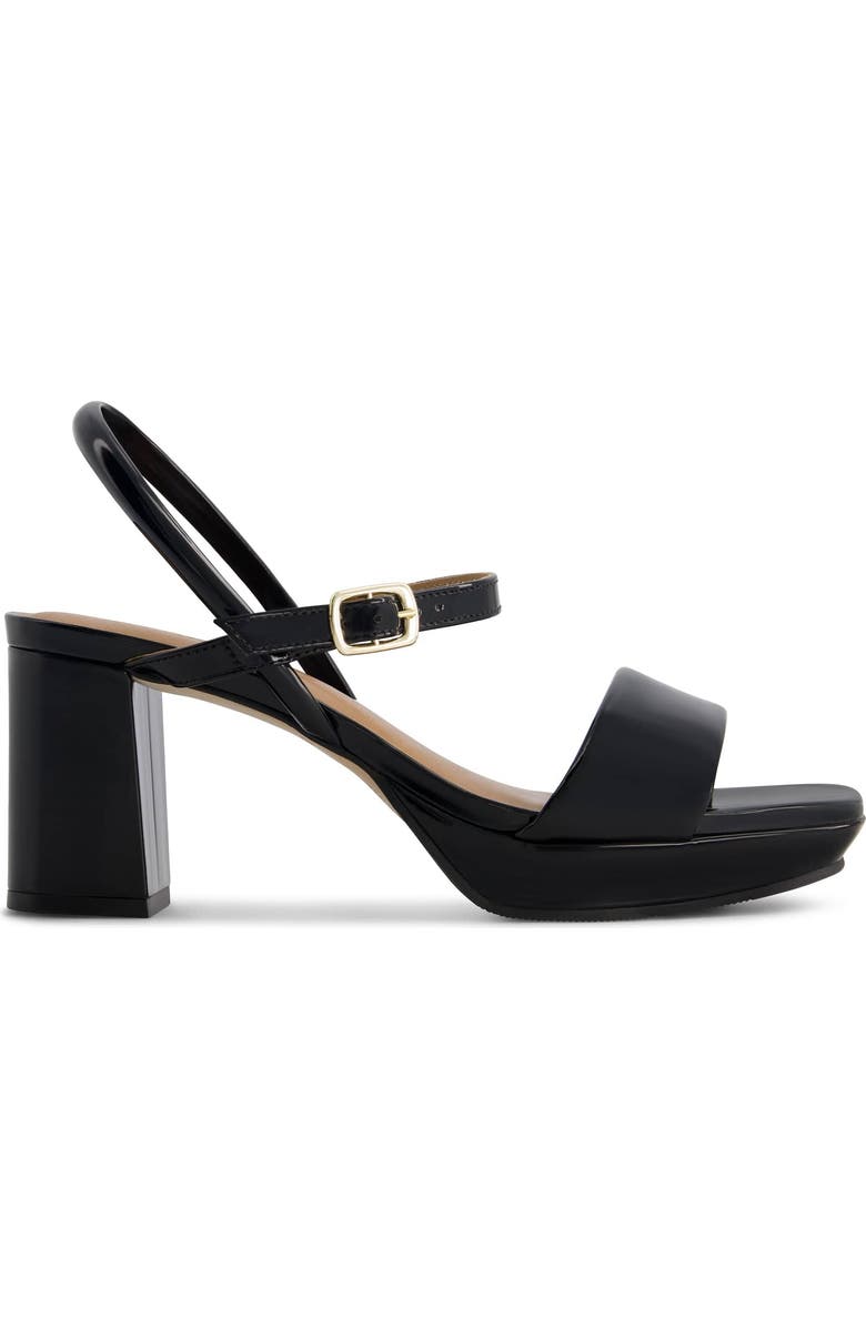 Bernardo Footwear Canto Platform Sandal, Main, color, Black Patent