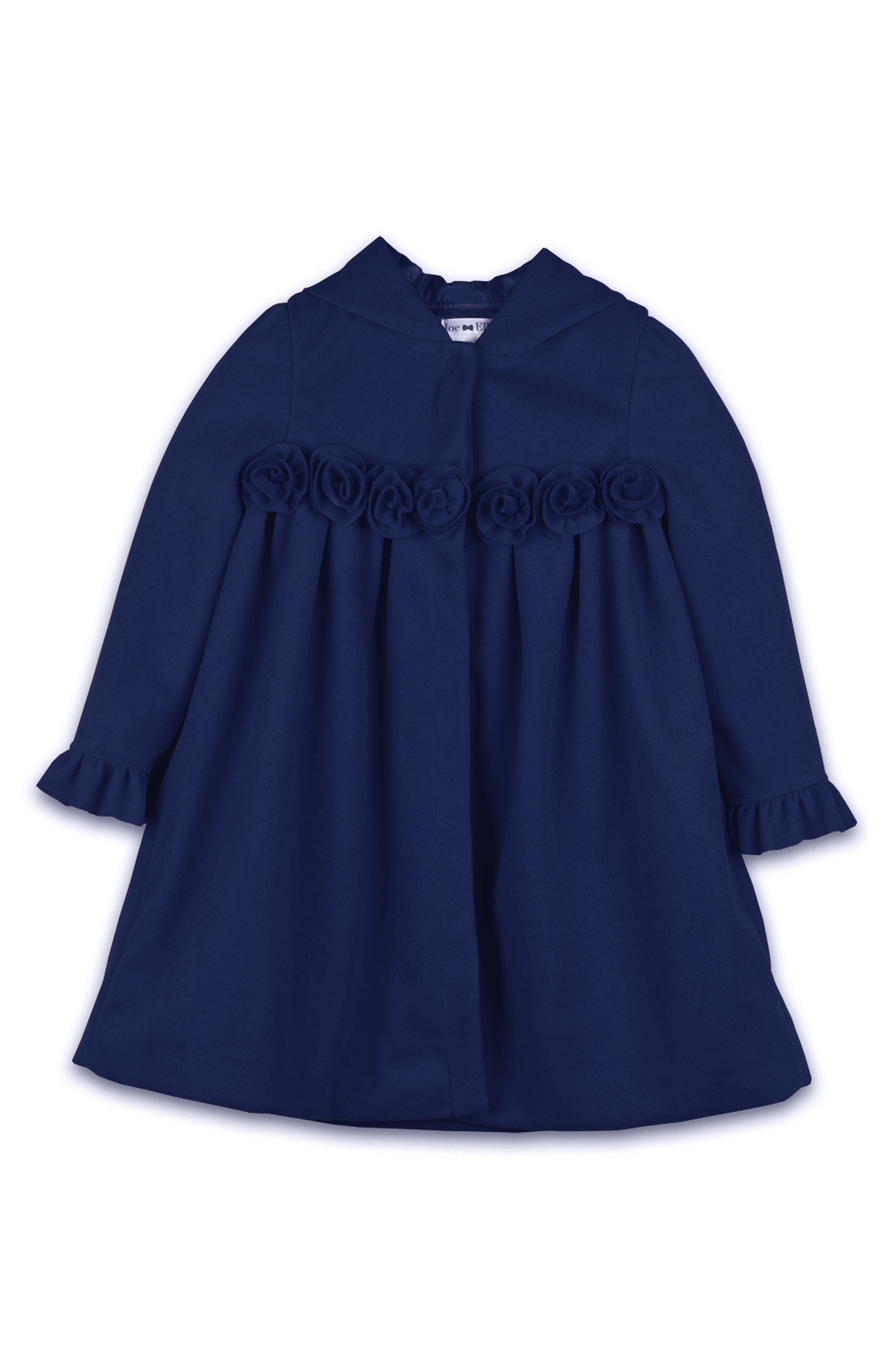 JOE-ELLA Kids' Navy Riding Coat