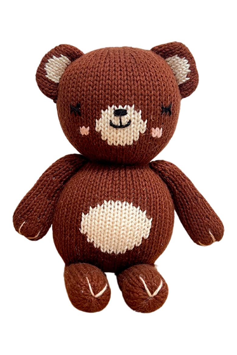 Baby Bear Stuffed Animal, Main, color, BROWN