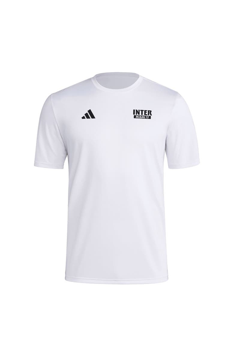 adidas Men's adidas White Inter Miami CF Local Wrap T-Shirt, Alternate, color, White