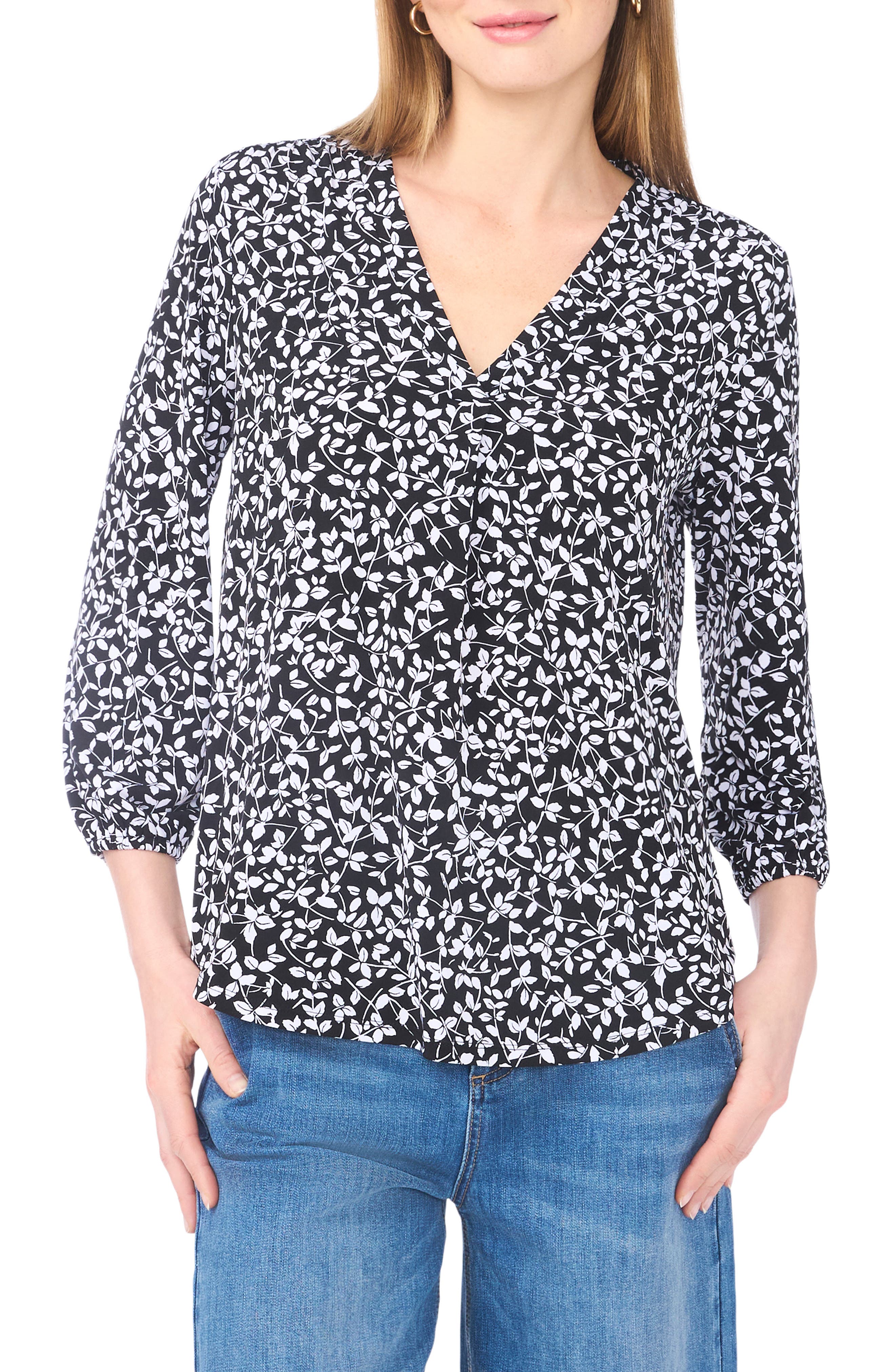 Vince Camuto Balloon Sleeve Knit Top