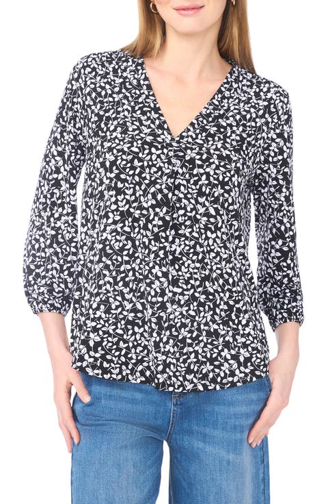 Balloon Sleeve Knit Top