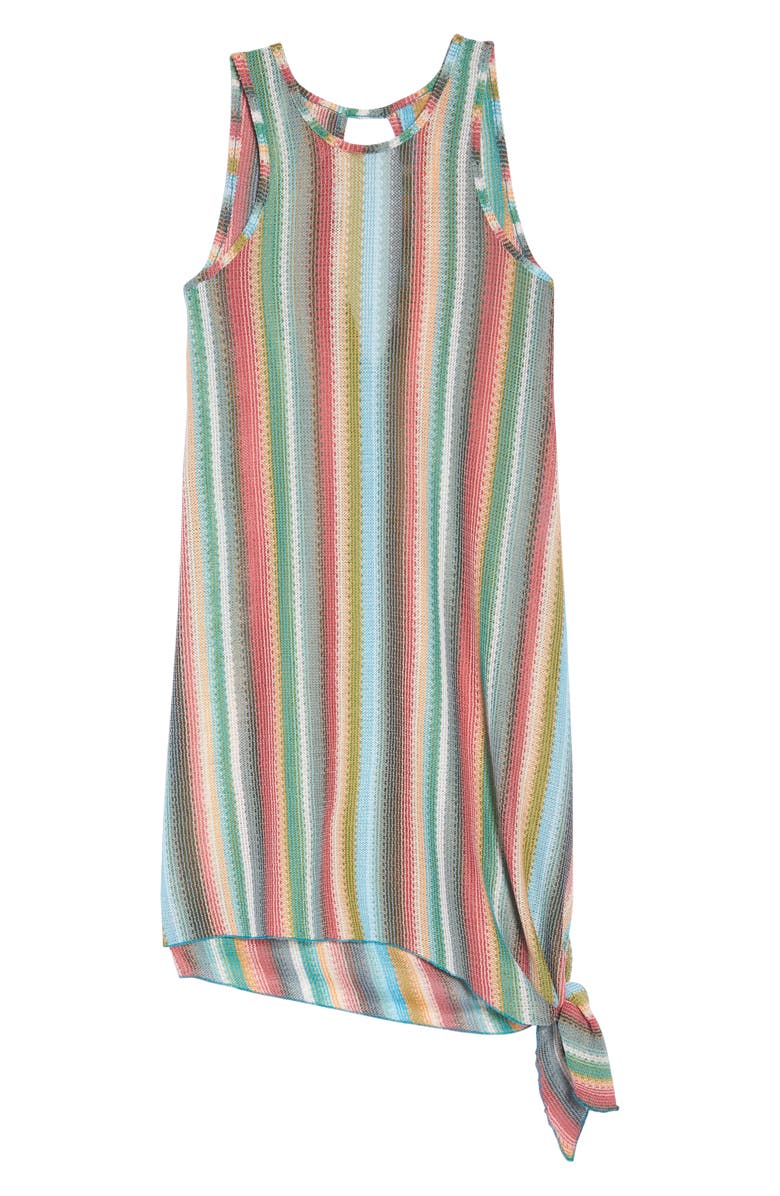 Becca Seville Stripe Cover-Up Dress, Alternate, color, 