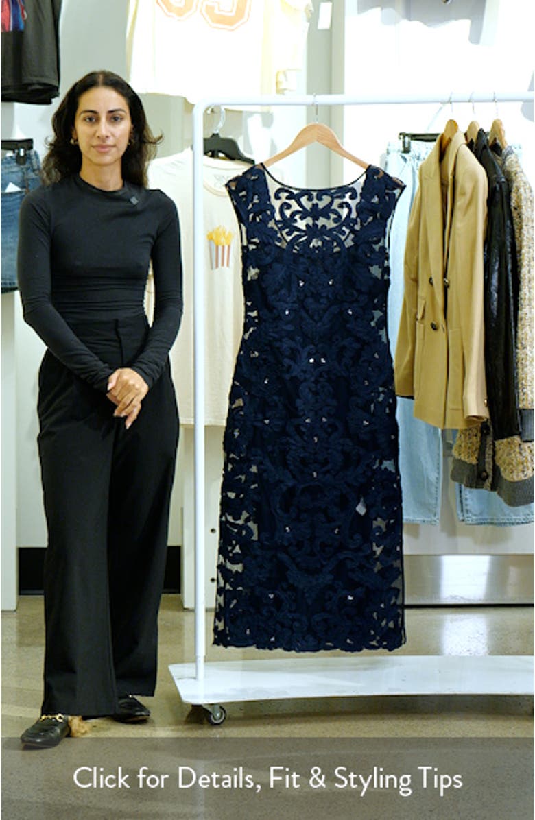 Avril Soutache Cocktail Dress, sales video thumbnail