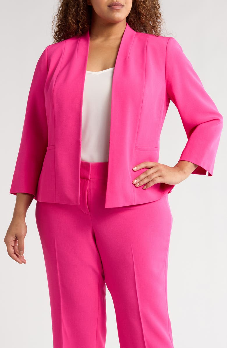 KASPER Open Cardigan-Style Blazer, Main, color, 