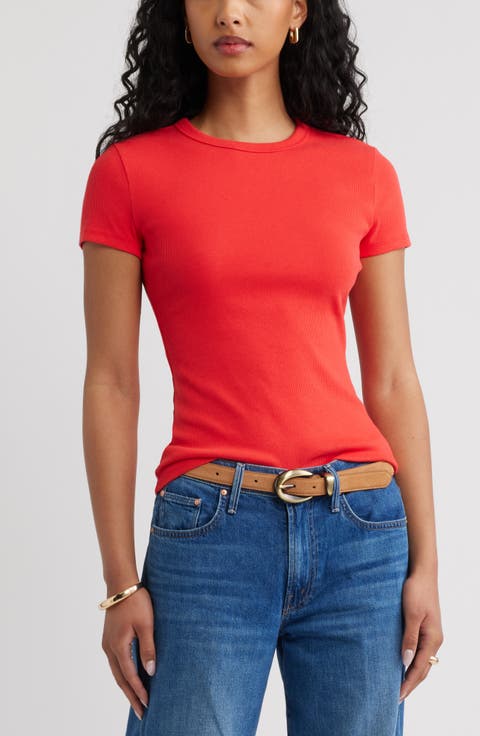 Rib Short Sleeve Shirt