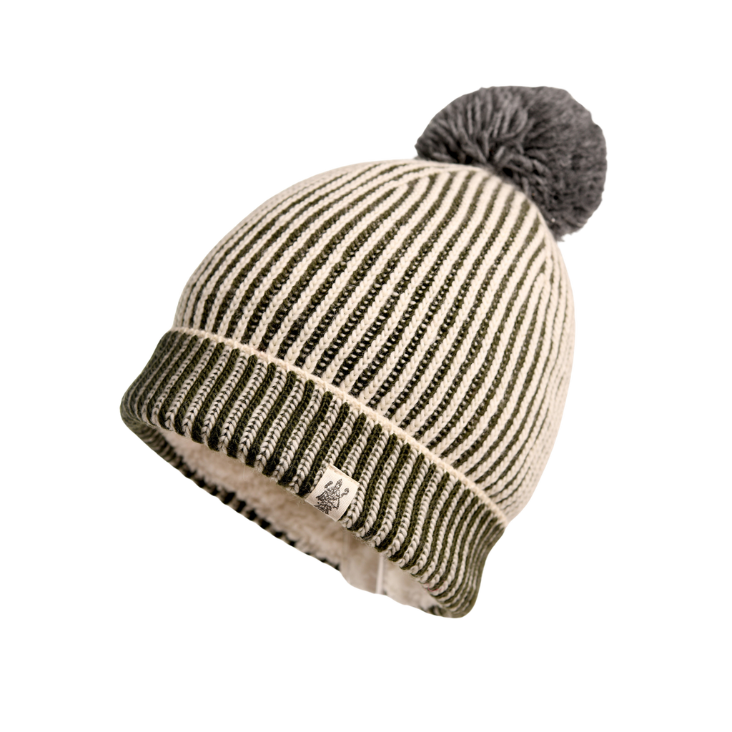 Nirvanna Designs Allen Pom Hat In Olive