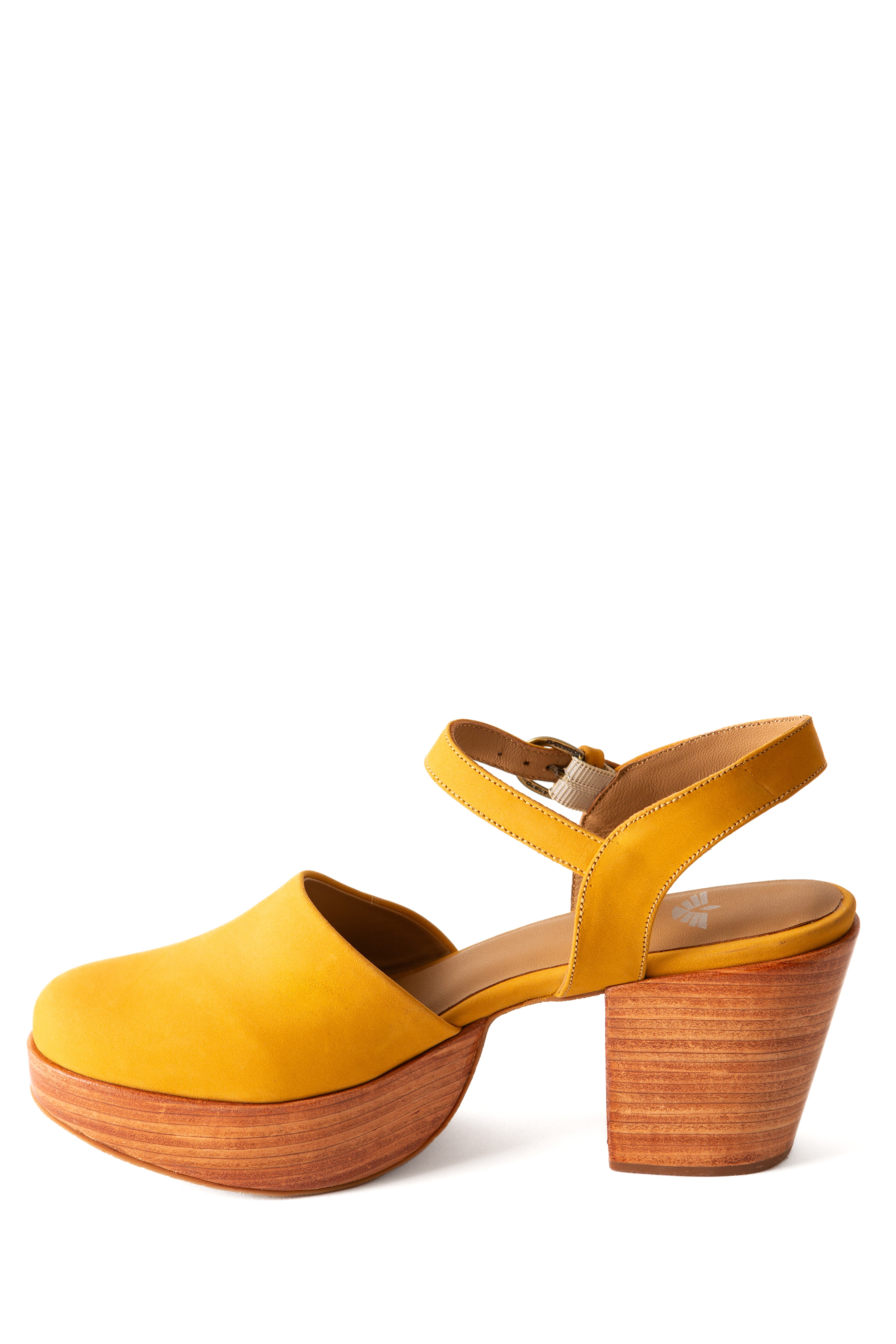 Fortress Willow Mary Jane Platform Clog, Alternate, color, Amber Suede