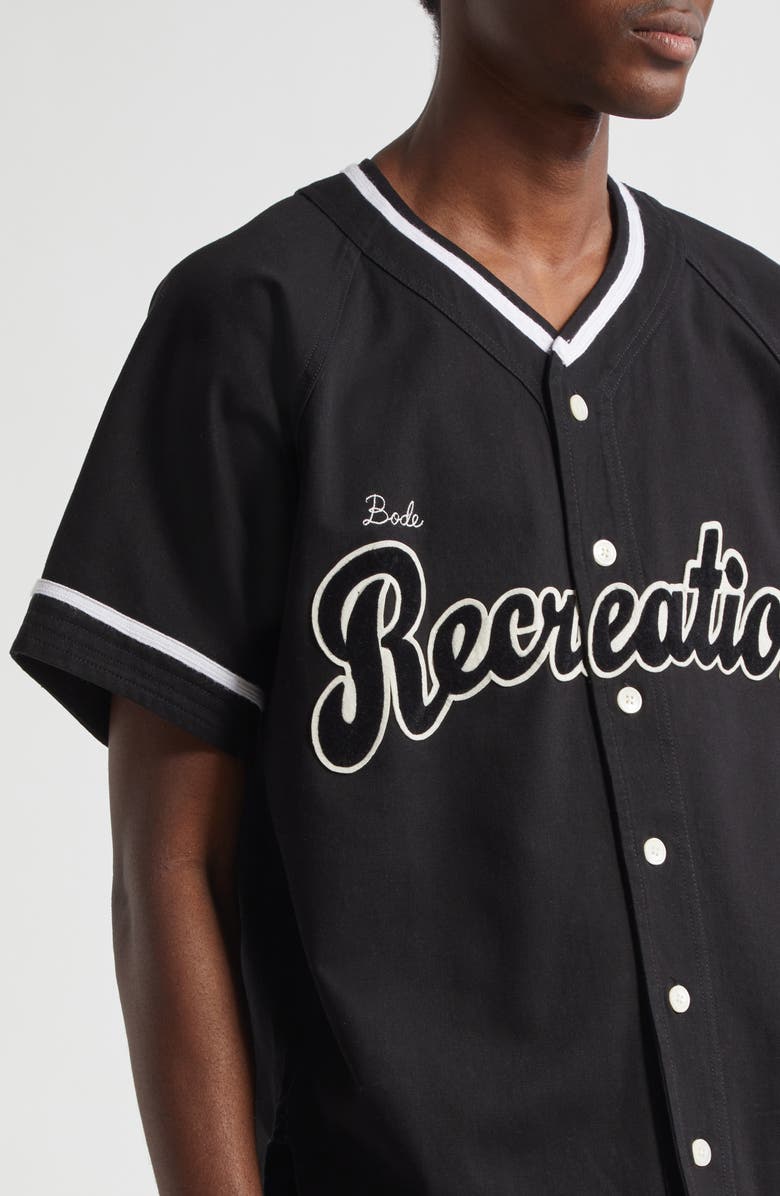 Bode Baseball Shirt, Alternate, color, Black