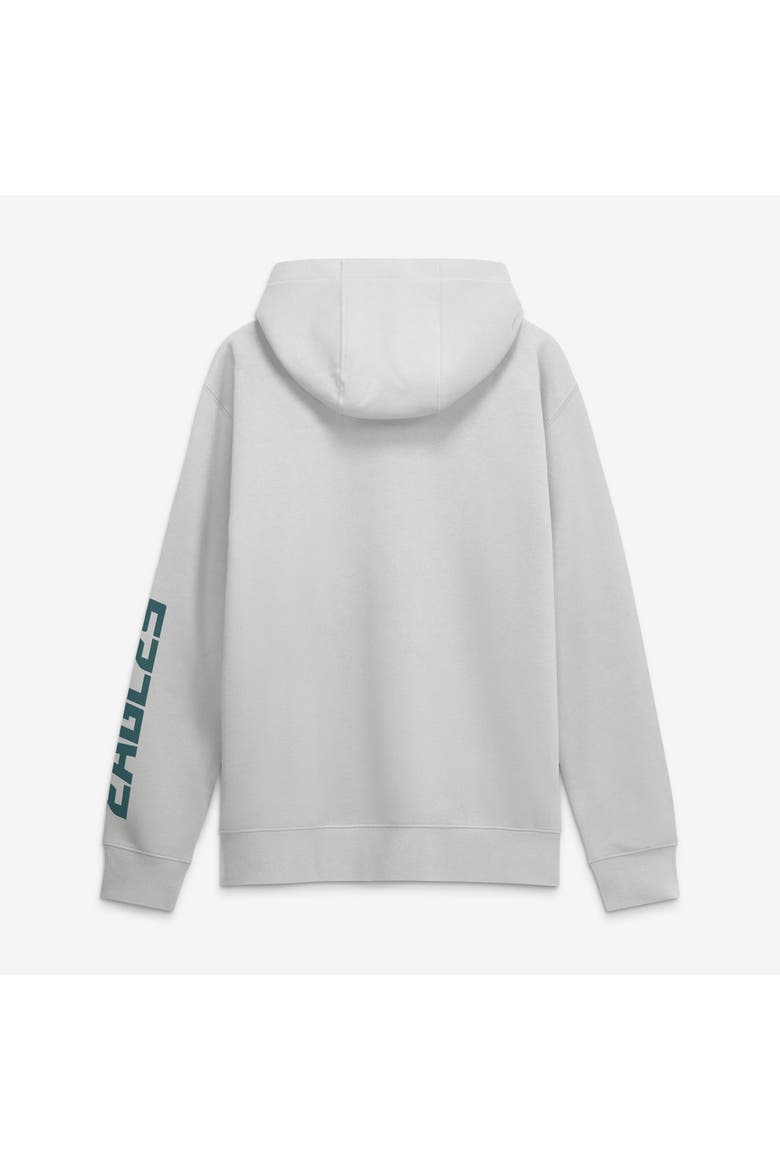 Men's Nike Gray Philadelphia Eagles Cool Down Club Full-Zip Hoodie, Alternate, color, Gray