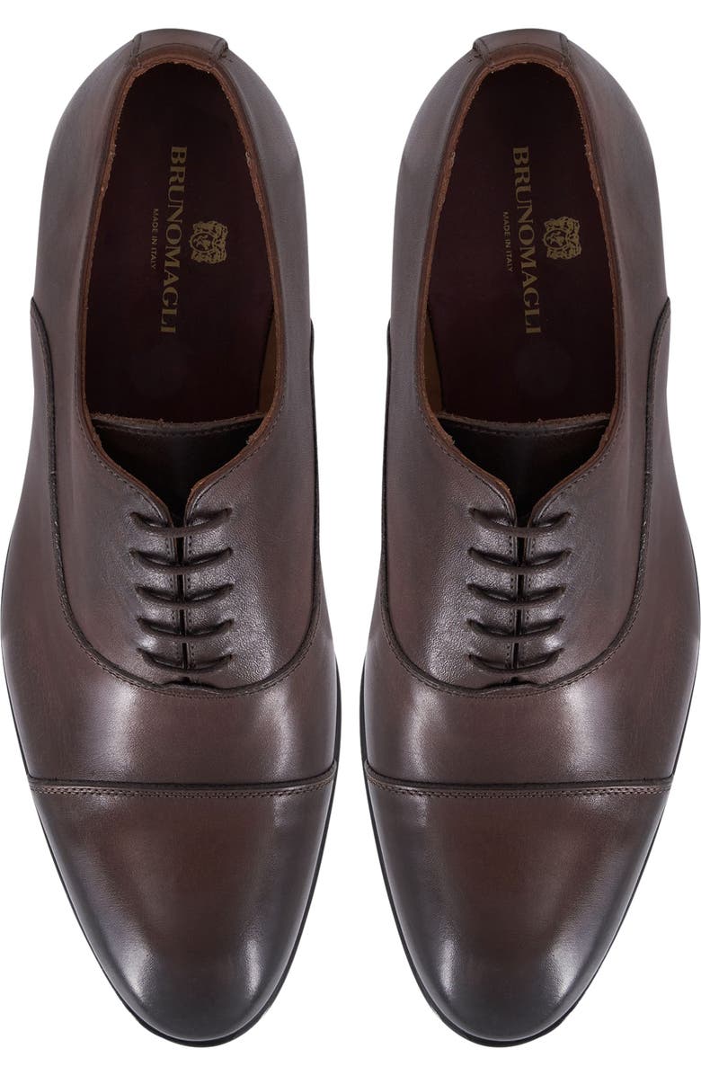 Bruno Magli Sergio Cap Toe Oxford, Alternate, color, Brown