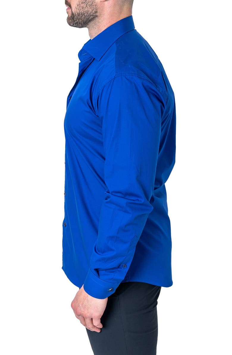 Maceoo Fibonacci Solid Contemporary Fit Button-Up Shirt, Alternate, color, 