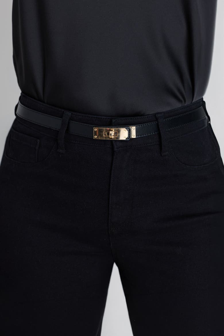 Nicola Belt, Alternate, color, Black/Gold