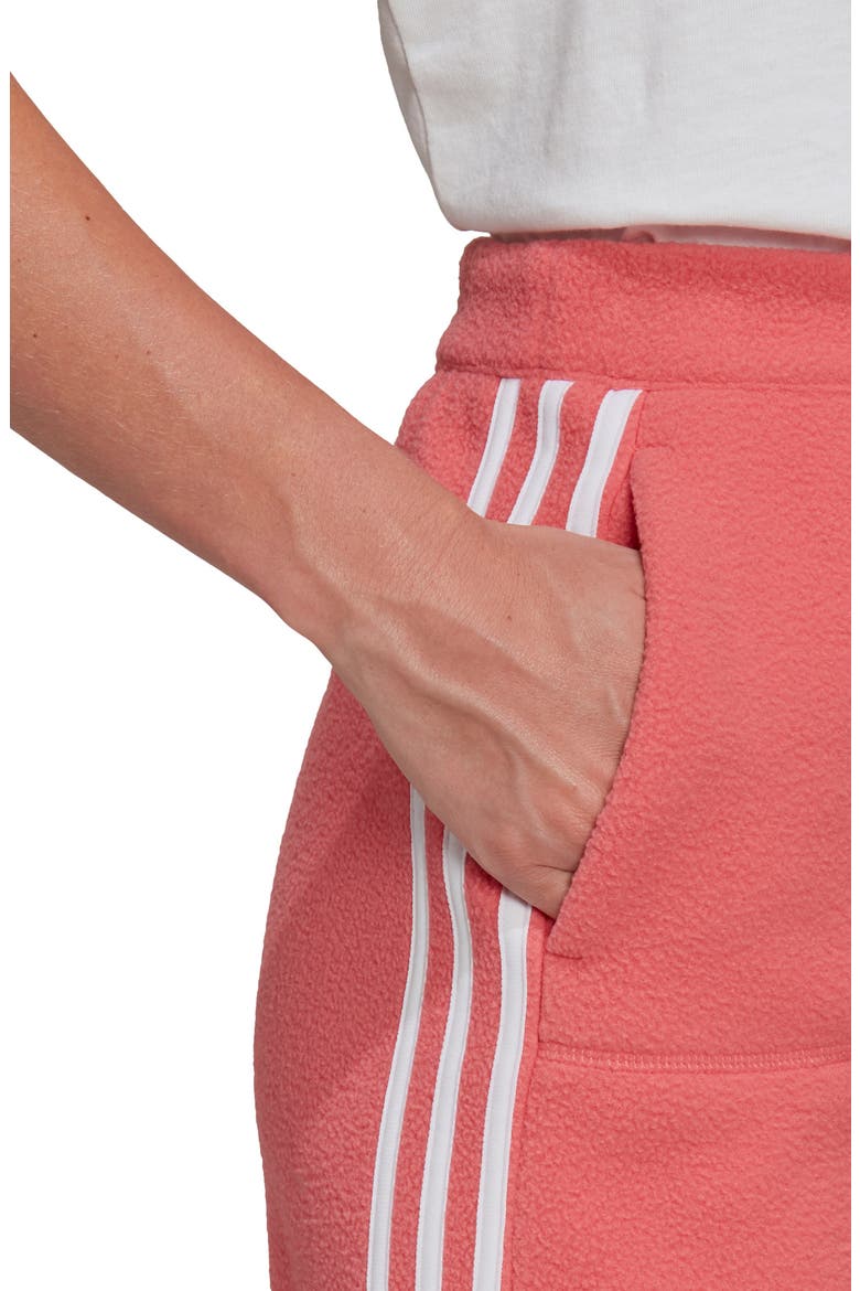 Fleece Miniskirt, Alternate, color, HAZY ROSE