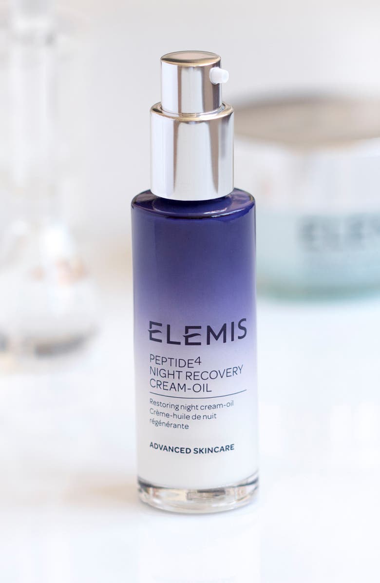 Elemis Peptide4 Night Recovery Cream-Oil, Alternate, color, 