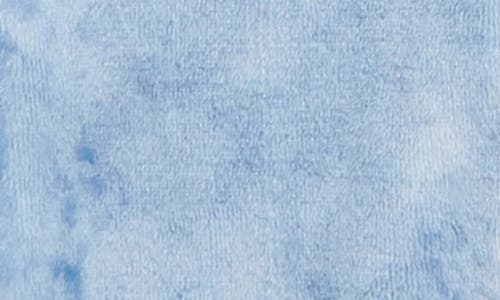 Nordstrom Kids' Shark Hooded Fleece Sleeper Romper In Blue