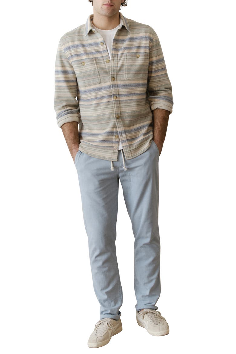 Saturday Stretch Cotton Drawstring Beach Pants, Alternate, color, LIGHT BLUE