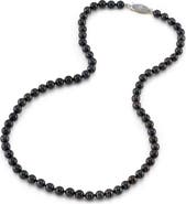 The Pearl Source Japanese Akoya Pearl Necklace 5.5-6mm AAA