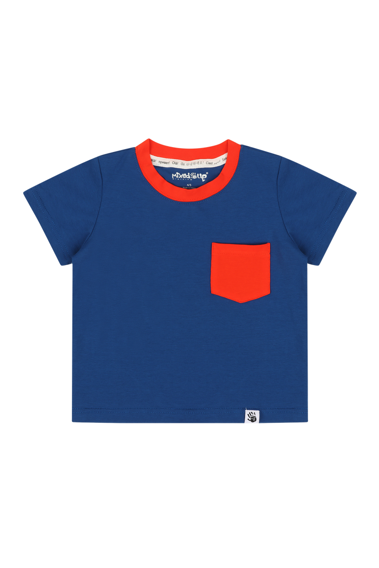 Kids Suave Short Sleeve Pocket T-Shirt, Main, color, Sodalite Blue