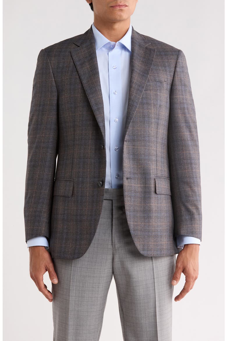 Flynn Classic Wool Sportcoat, Main, color, GREY