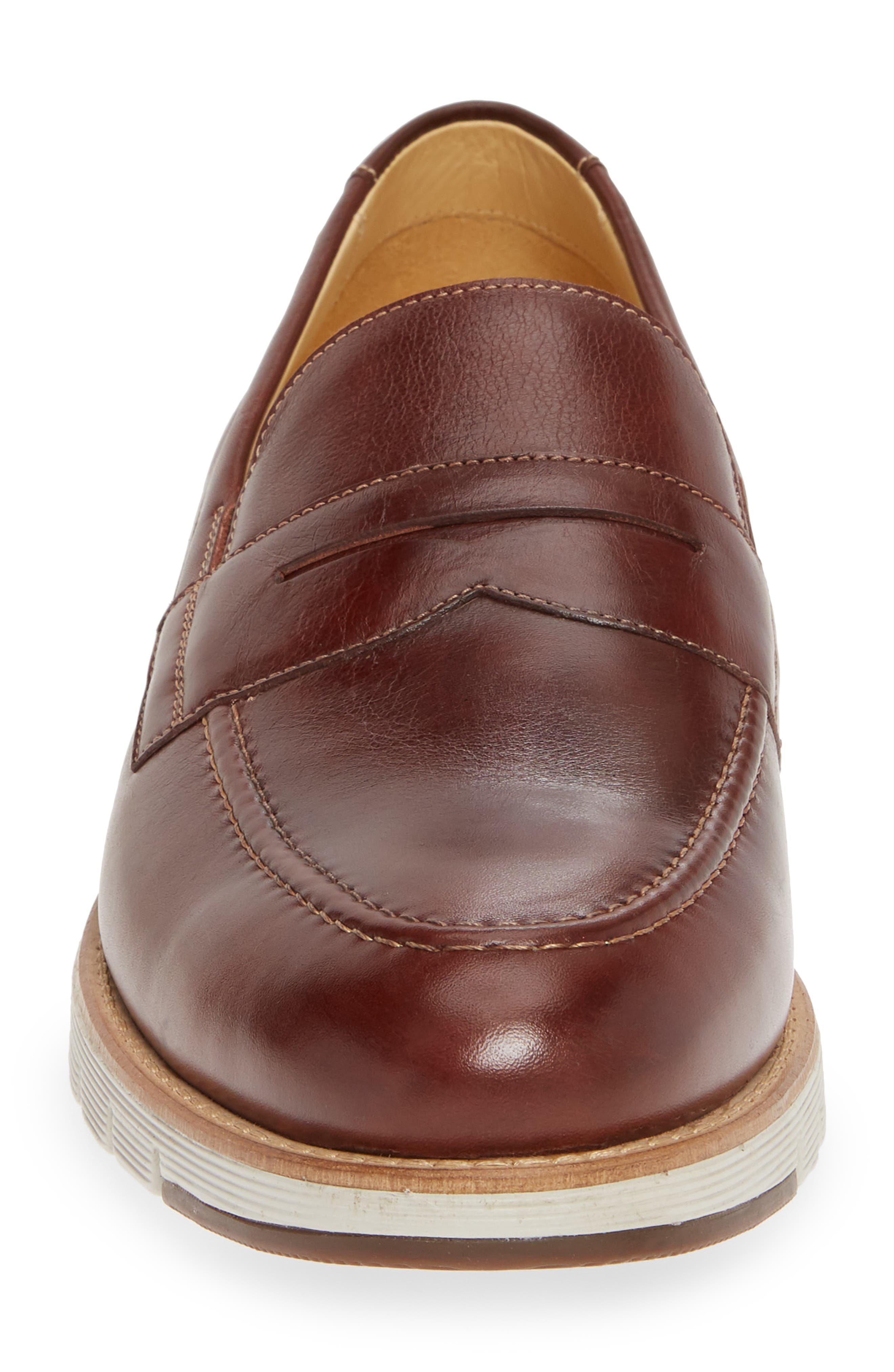 Martell Penny Loafer, Alternate, color, MAHOGANY