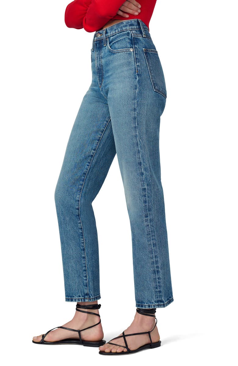 Joe's Jeans The Margot High Waist Ankle Slim Straight Leg Jeans, Alternate, color, Impact