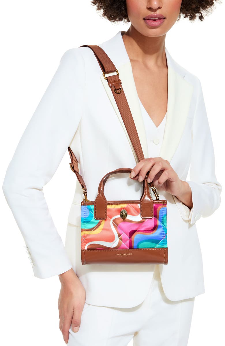 Kurt Geiger London Extra Small Quilted Shopper Bag, Alternate, color,