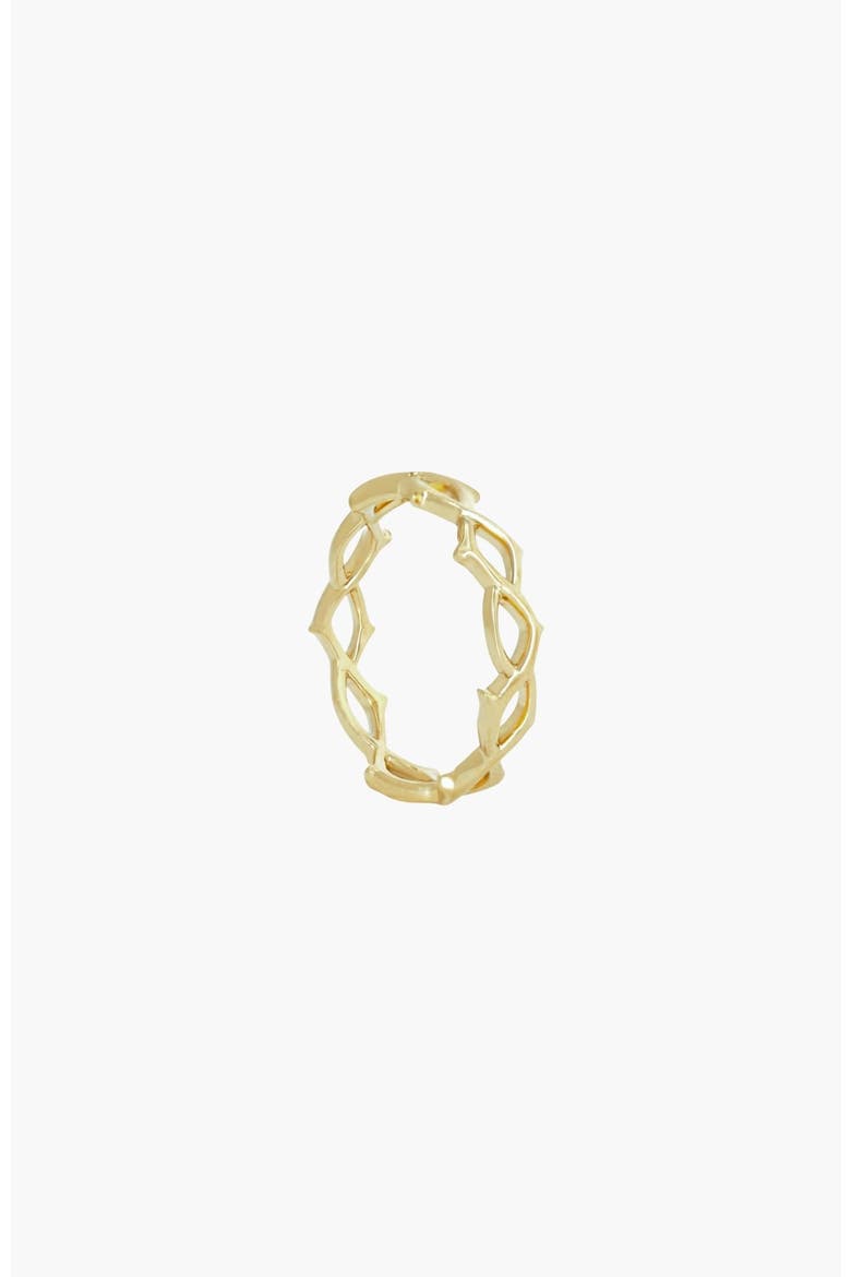 Crown Of Thorns Band Ring, Main, color, 18k Gold Plated