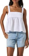 ASTR the Label Cotton Babydoll Tank