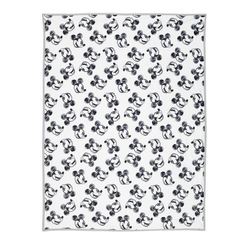 Lambs & Ivy Disney Baby Mickey Mouse Baby Blanket In White