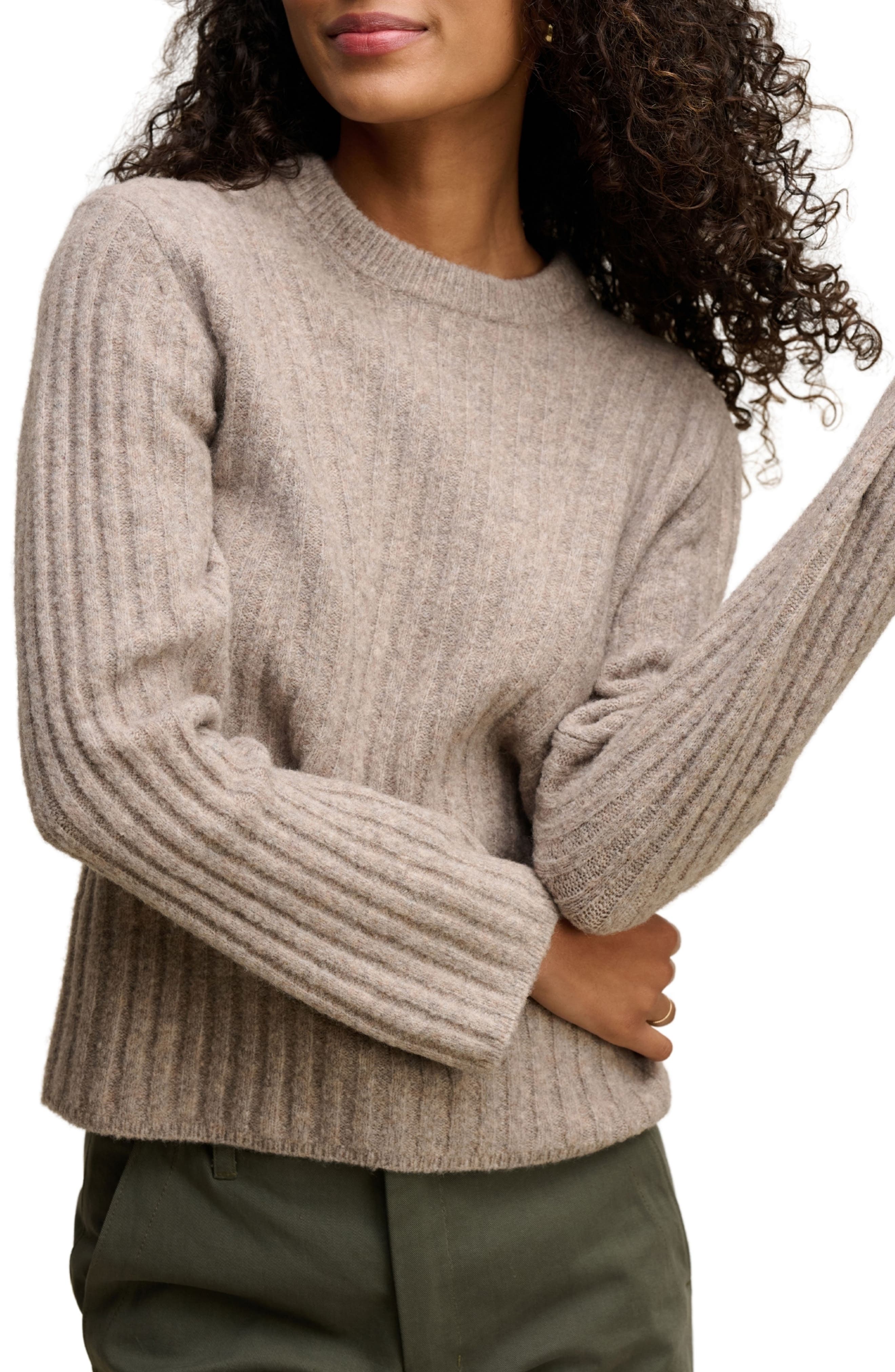 Imana Wool Blend Crewneck Sweater
