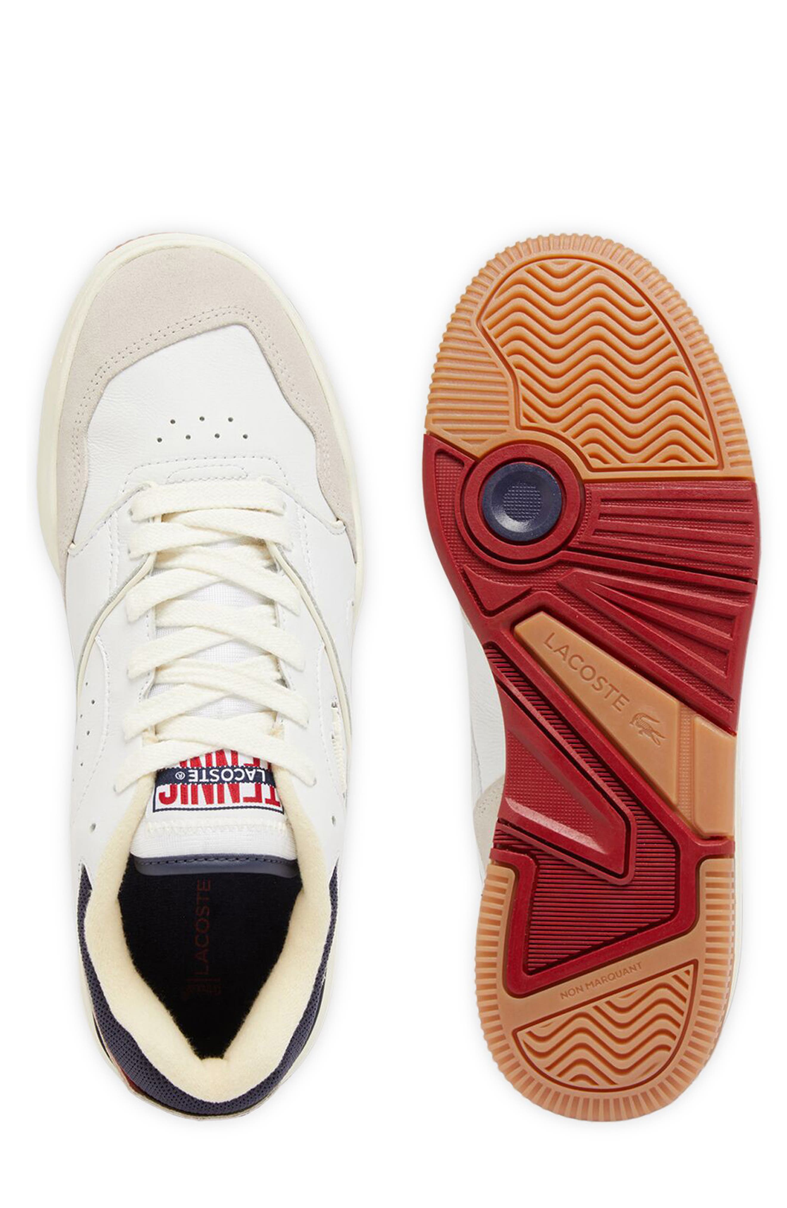 Lacoste Lineshot 224 Sneaker, Alternate, color, Off White/ Gum